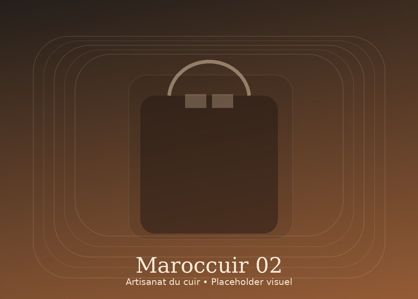 Maroquinerie artisanale marocaine